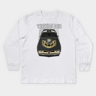 Firebird Trans am 77-78-black Kids Long Sleeve T-Shirt